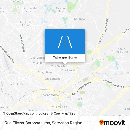 Rua Eliezer Barbosa Lima map