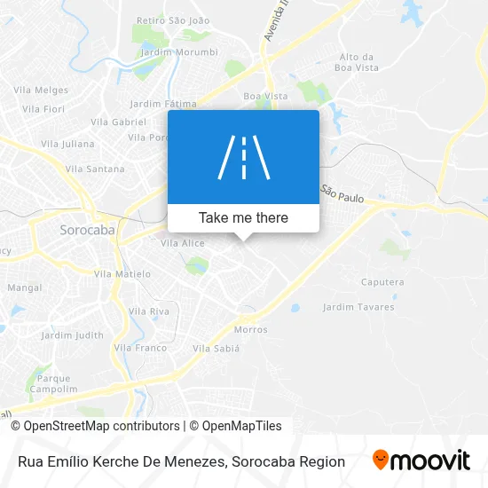 Rua Emílio Kerche De Menezes map