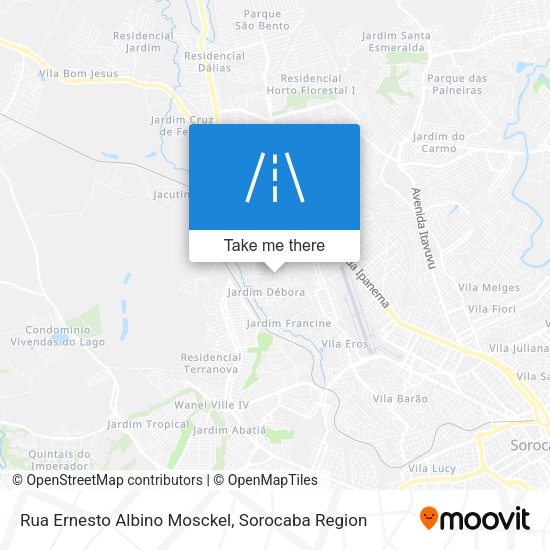 Rua Ernesto Albino Mosckel map