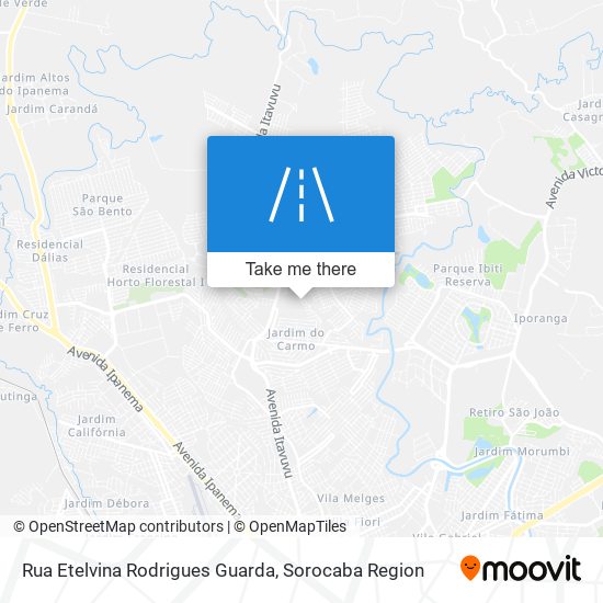 Rua Etelvina Rodrigues Guarda map