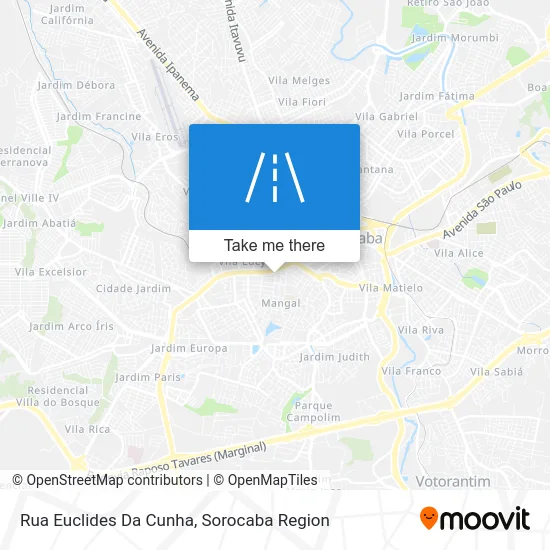 Rua Euclides Da Cunha map