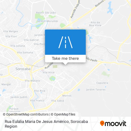 Mapa Rua Eulália Maria De Jesus Américo