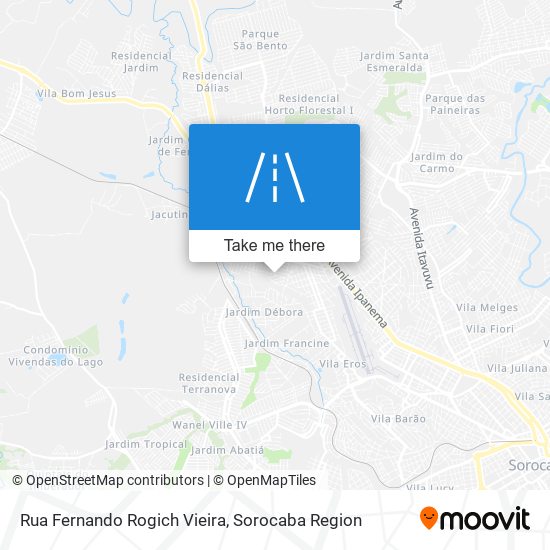 Rua Fernando Rogich Vieira map
