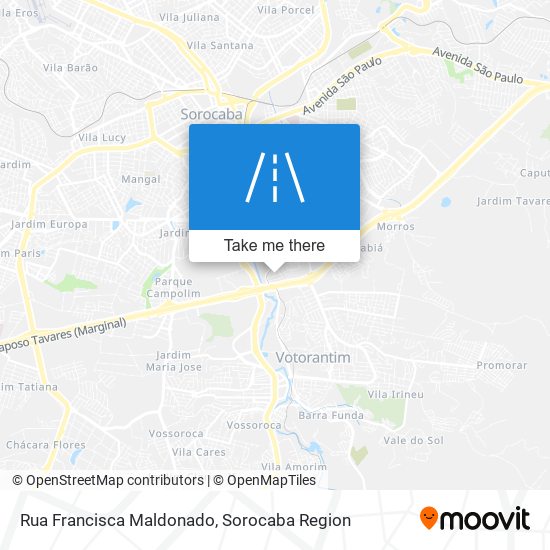 Rua Francisca Maldonado map