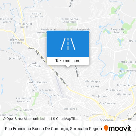 Rua Francisco Bueno De Camargo map