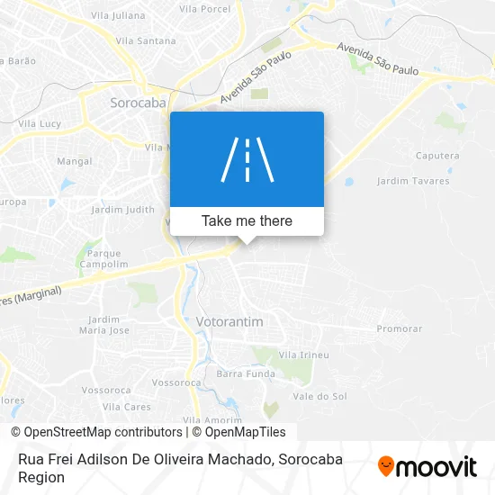 Rua Frei Adilson De Oliveira Machado map