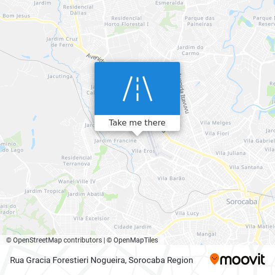 Rua Gracia Forestieri Nogueira map