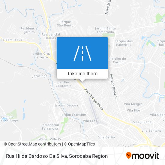 Rua Hilda Cardoso Da Silva map