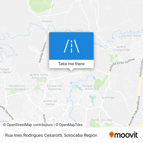 Rua Ines Rodrigues Cesarotti map