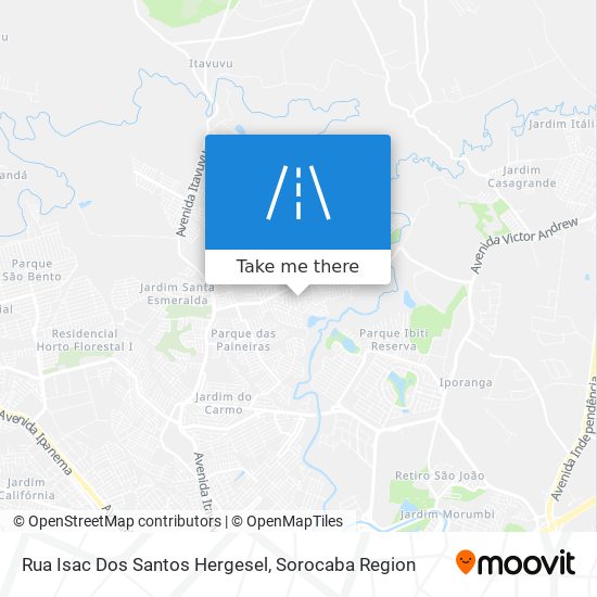 Mapa Rua Isac Dos Santos Hergesel