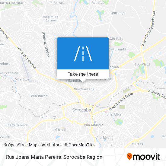 Rua Joana Maria Pereira map