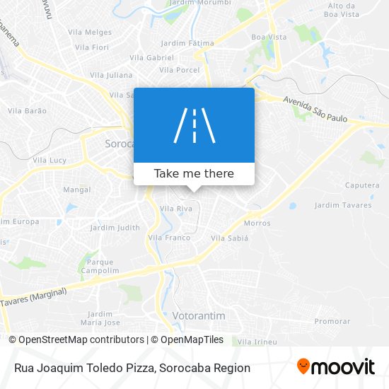 Rua Joaquim Toledo Pizza map