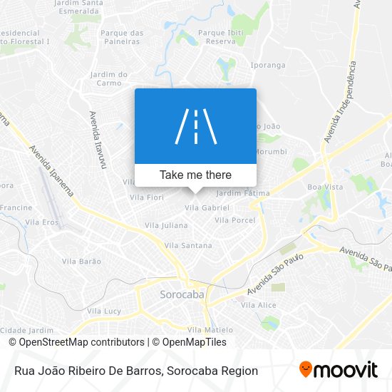 Rua João Ribeiro De Barros map