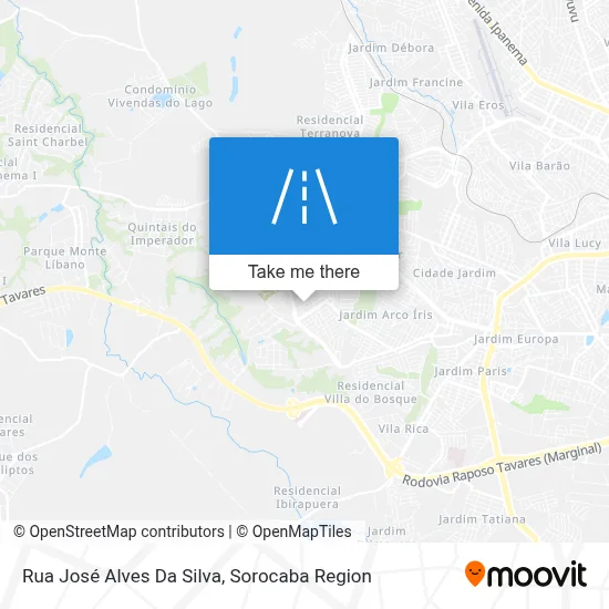Rua José Alves Da Silva map