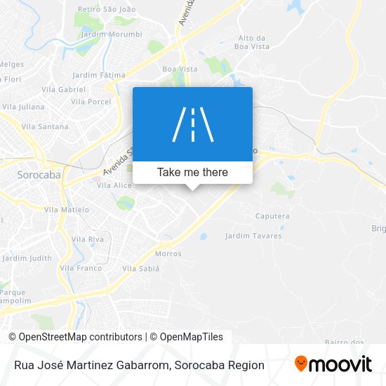 Rua José Martinez Gabarrom map