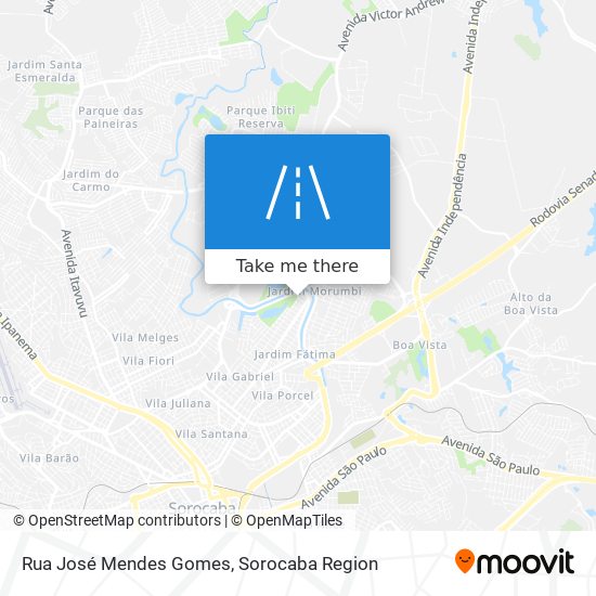 Rua José Mendes Gomes map