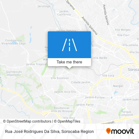 Rua José Rodrigues Da Silva map
