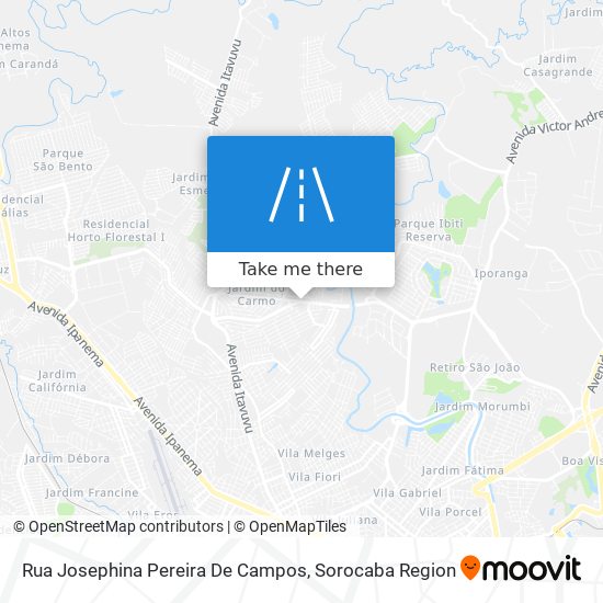 Rua Josephina Pereira De Campos map