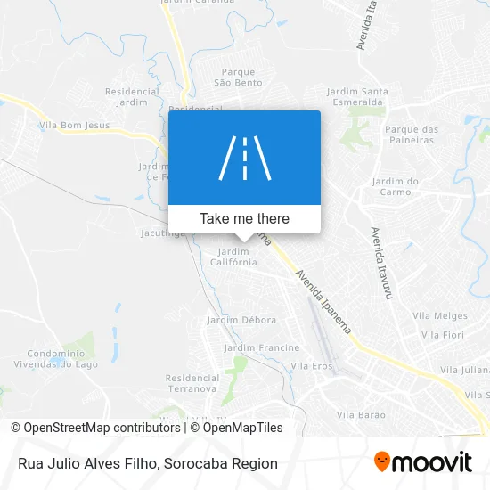 Rua Julio Alves Filho map