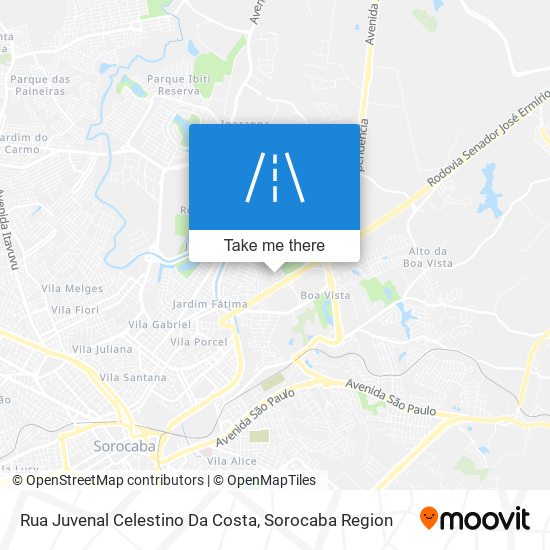 Rua Juvenal Celestino Da Costa map