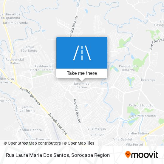 Rua Laura Maria Dos Santos map