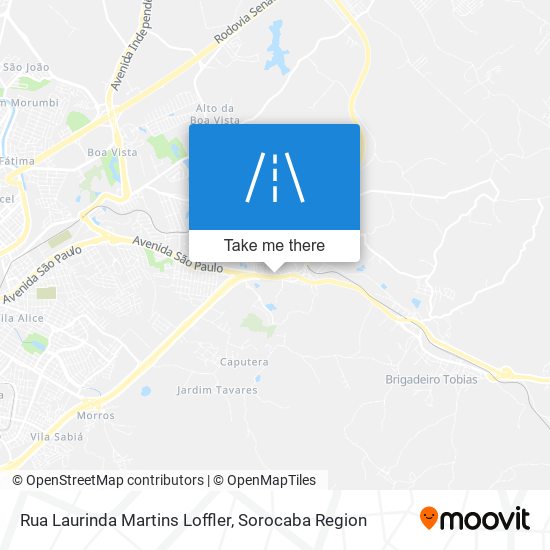 Mapa Rua Laurinda Martins Loffler