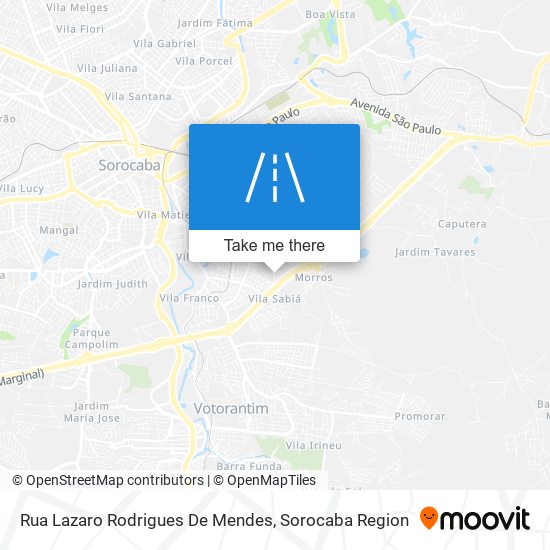 Rua Lazaro Rodrigues De Mendes map