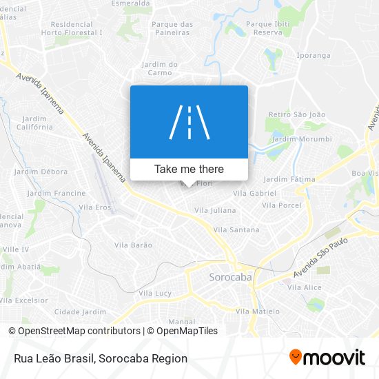 Rua Leão Brasil map