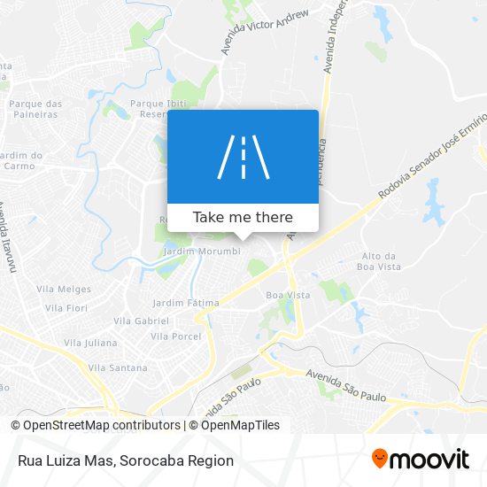 Rua Luiza Mas map