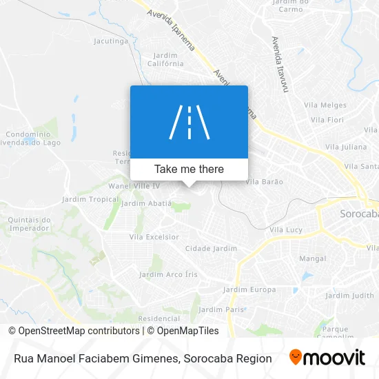 Rua Manoel Faciabem Gimenes map