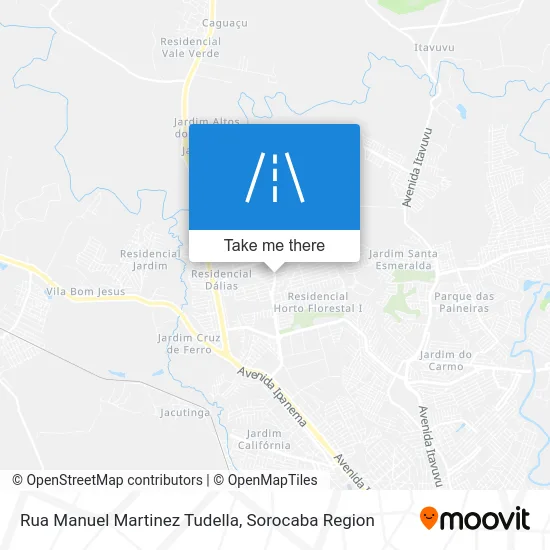 Rua Manuel Martinez Tudella map