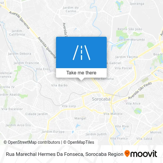 Rua Marechal Hermes Da Fonseca map