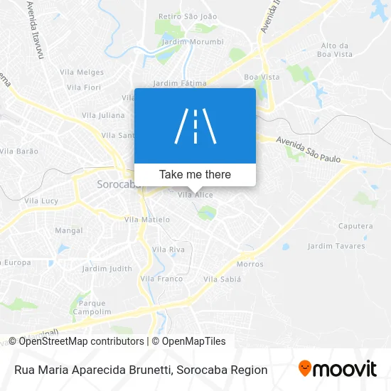Rua Maria Aparecida Brunetti map
