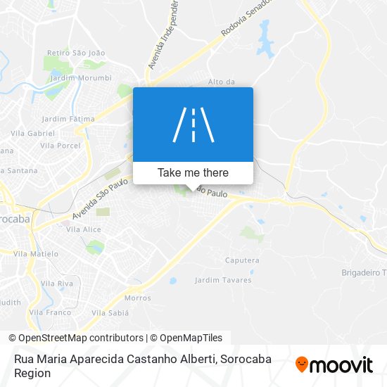Rua Maria Aparecida Castanho Alberti map