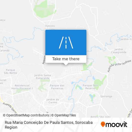 Rua Maria Conceição De Paula Santos map