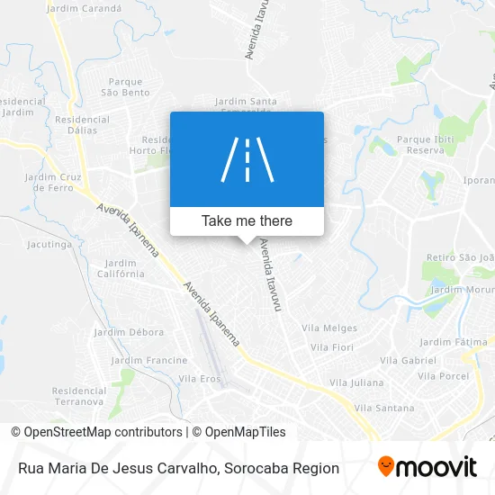 Rua Maria De Jesus Carvalho map