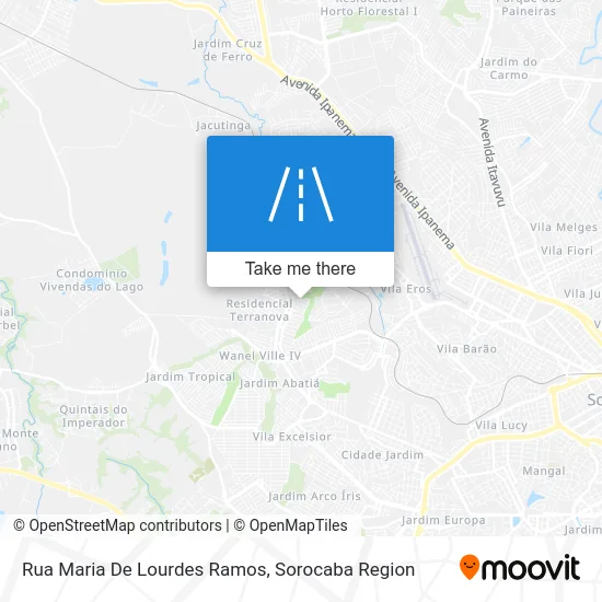 Rua Maria De Lourdes Ramos map