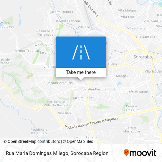 Rua Maria Domingas Milego map