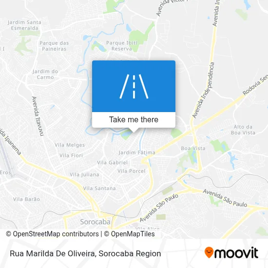 Rua Marilda De Oliveira map