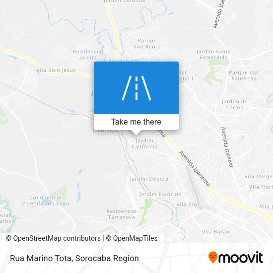 Rua Marino Tota map