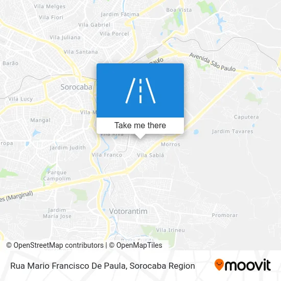 Rua Mario Francisco De Paula map