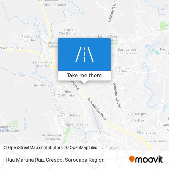 Rua Martina Ruiz Crespo map