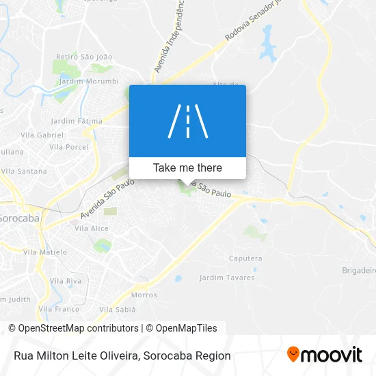 Rua Milton Leite Oliveira map