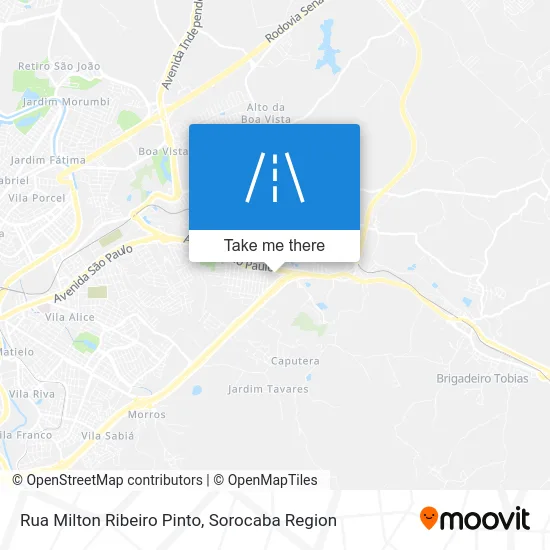 Rua Milton Ribeiro Pinto map