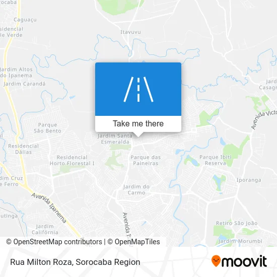 Rua Milton Roza map