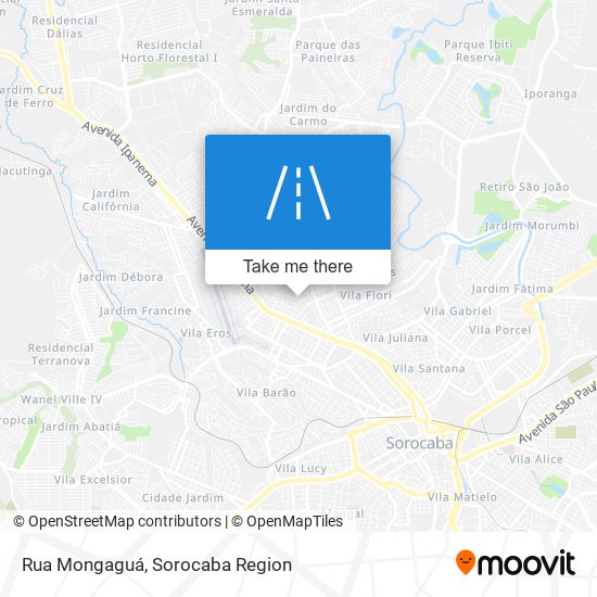 Rua Mongaguá map