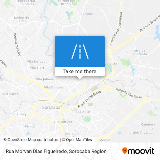 Rua Morvan Dias Figueiredo map