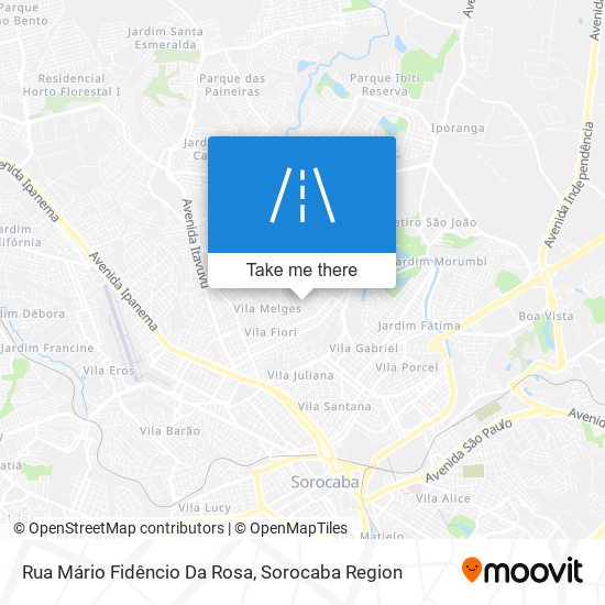 Mapa Rua Mário Fidêncio Da Rosa