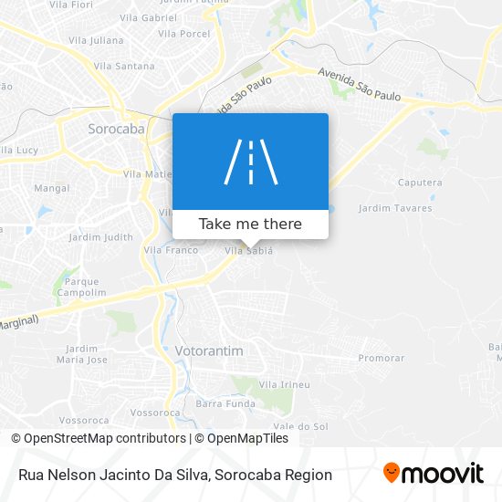 Rua Nelson Jacinto Da Silva map