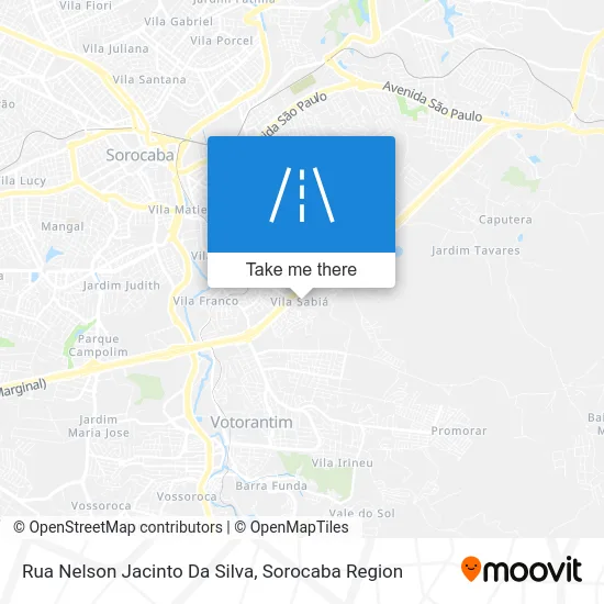 Rua Nelson Jacinto Da Silva map
